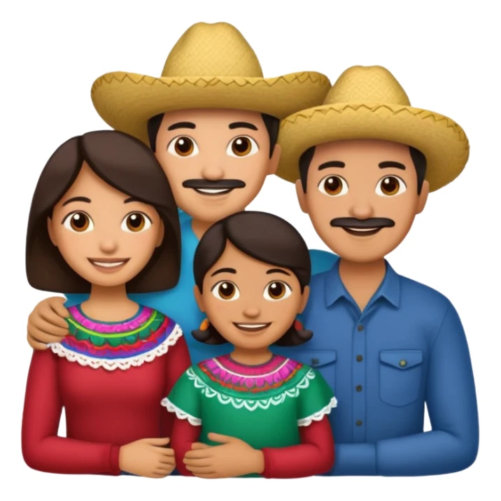 Mexican family sticker