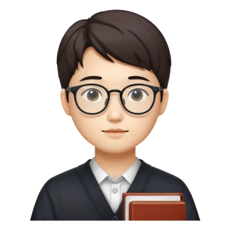 korean student sticker