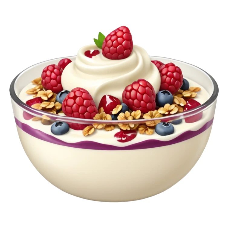 Yogurt bowl sticker