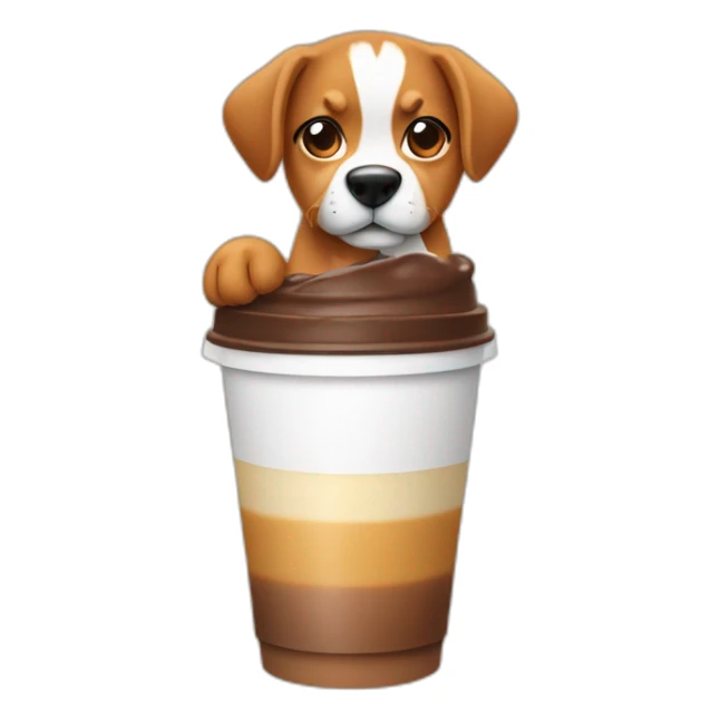 Muscles / iced coffee / gay / dog  sticker