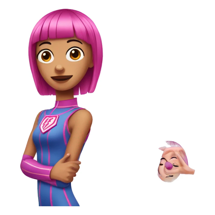 lazy town skinny girl sticker