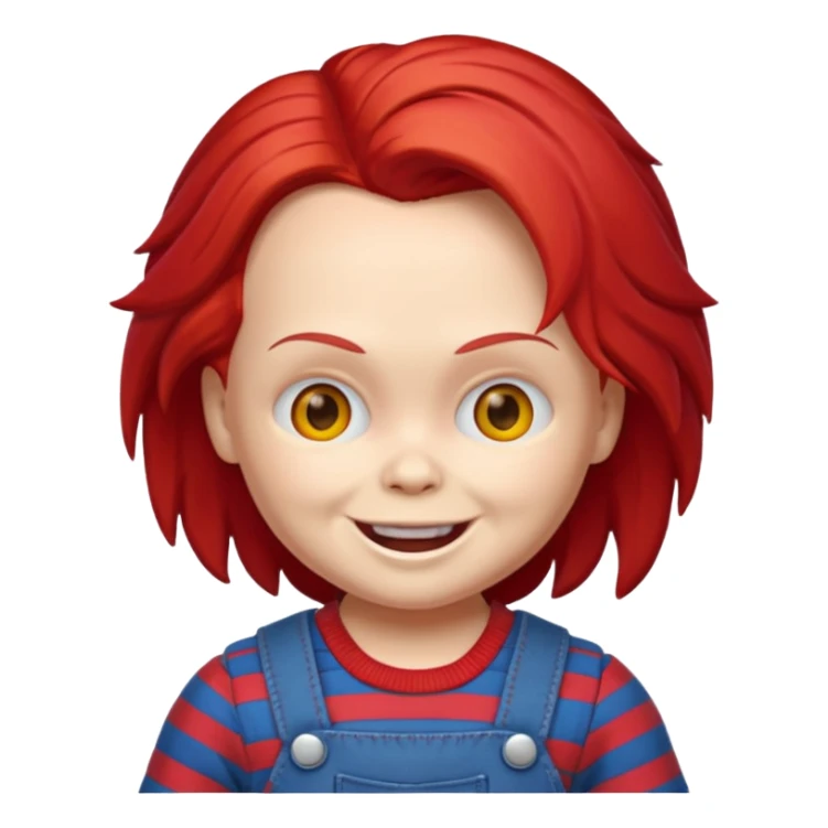 Un emojin de chuky sticker