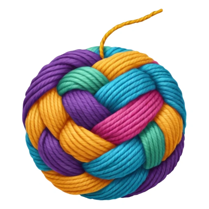 ball of yarn sticker