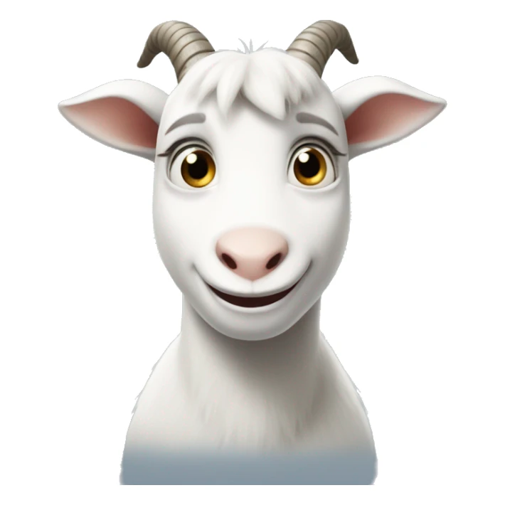 The little white goat from despicable me  sticker