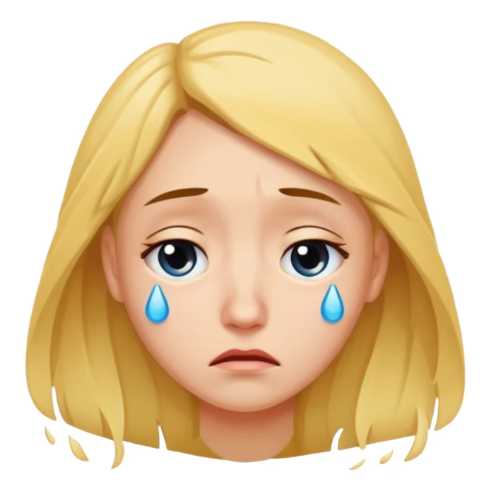 Üzgün kslp sticker