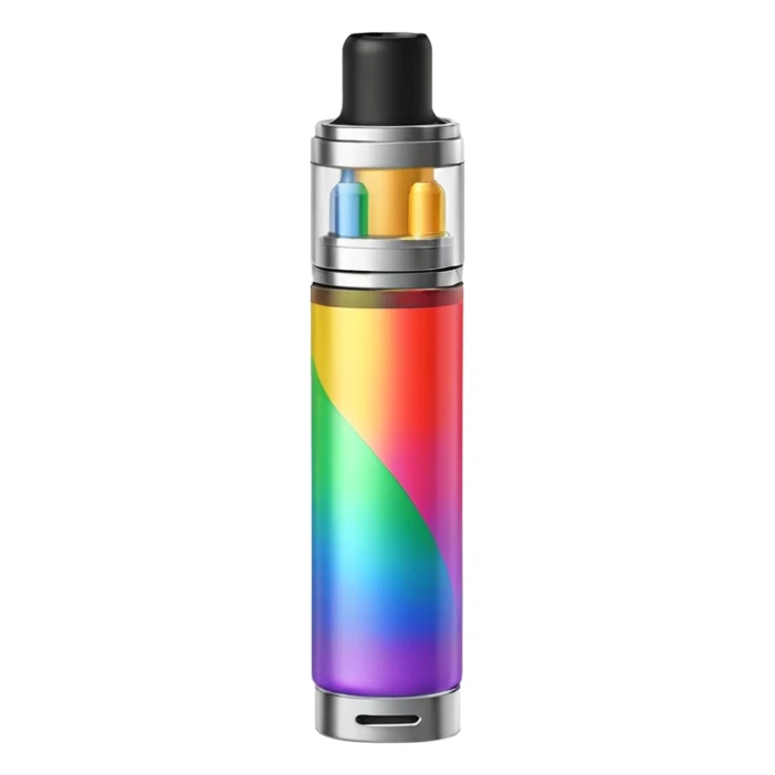 disposable rainbow vape sticker