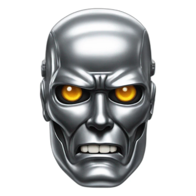 the T-1000 from the movie Terminator 2 sticker