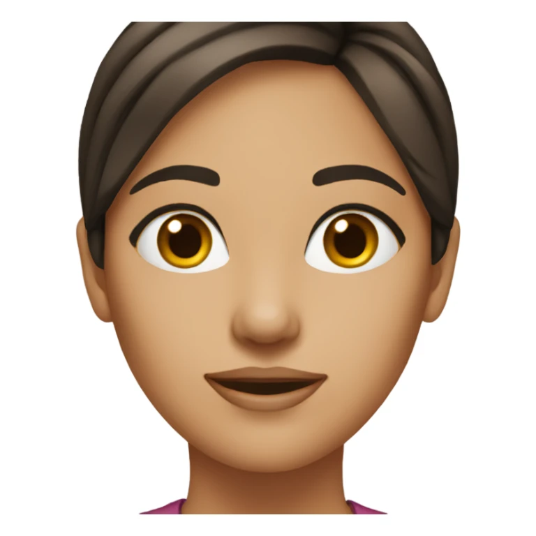 Brunette female  sticker