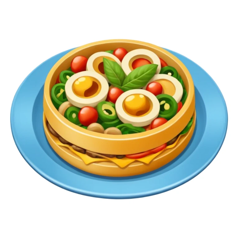 emoji de un plato sticker