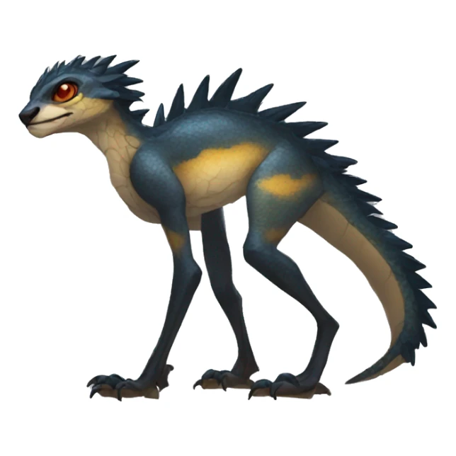Cool Edgy Vernid species full body sticker