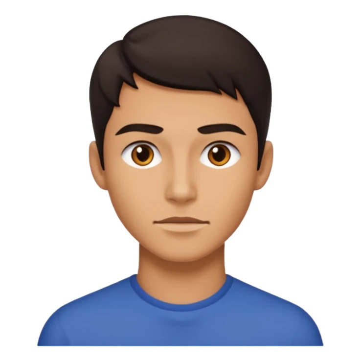 A person who has the sharpest jawline sticker