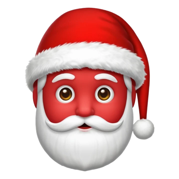 gorro do papai noel, apenas o gorro, sem nenhum rosto  sticker