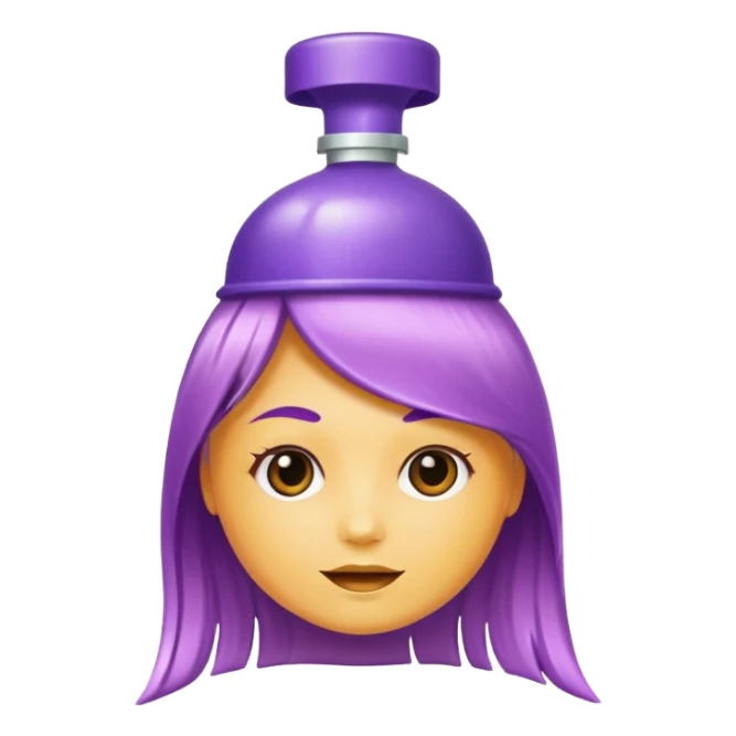 hair dye tube sticker