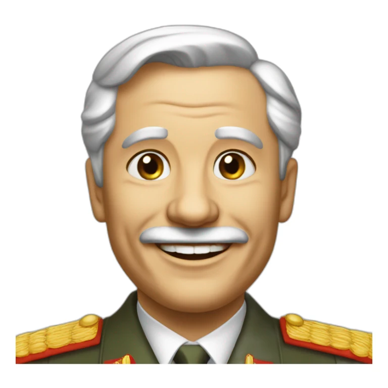 The known leader of USSR smiling sticker