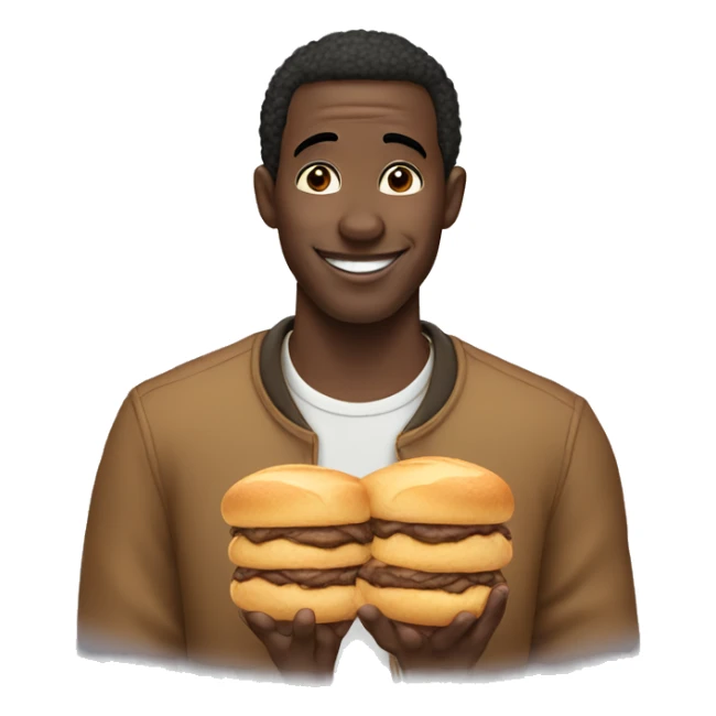 african male, Mickey Mouse buns sticker