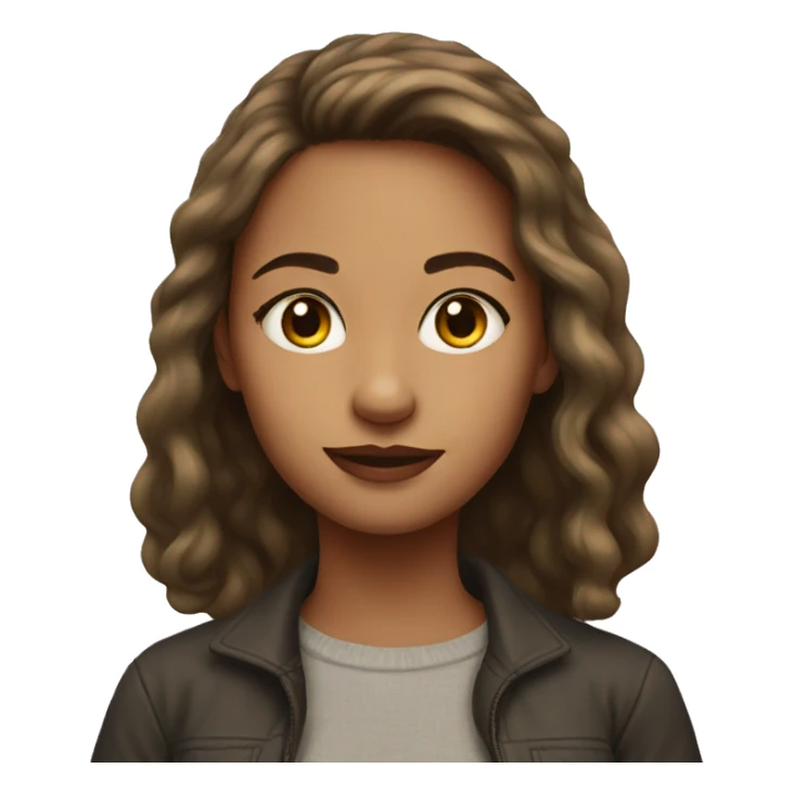 solo portrait of a girl sticker