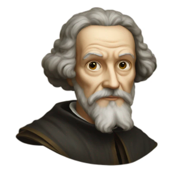 Galileo di Vincenzo Bonaiuti de' Galilei sticker