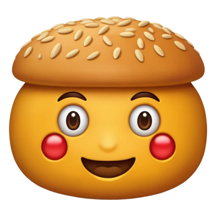 Una manciata di semi di sesamo sticker