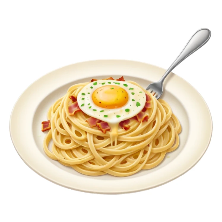 traditional italian carbonara sticker