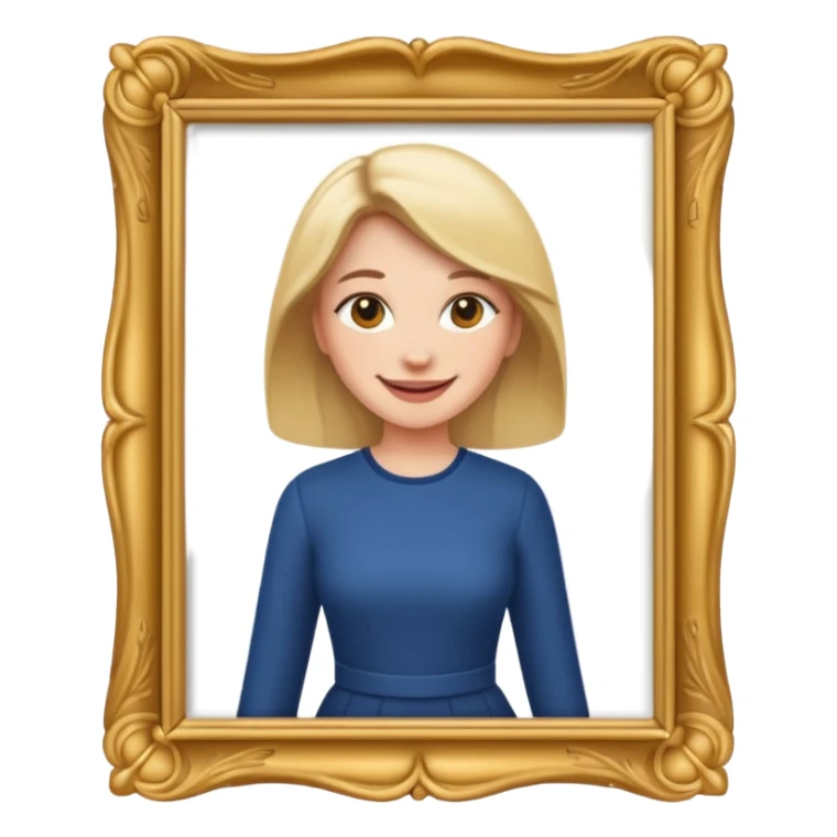 Lady Walking frame emoji sticker