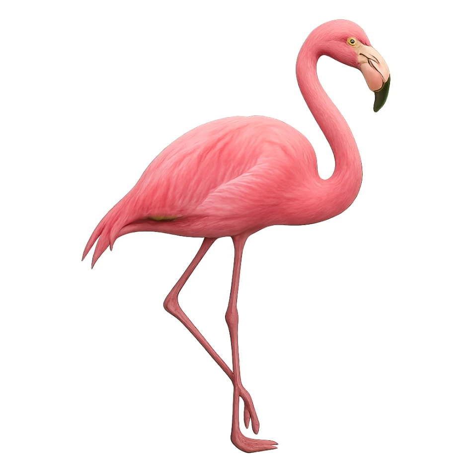 pink flamingo sticker