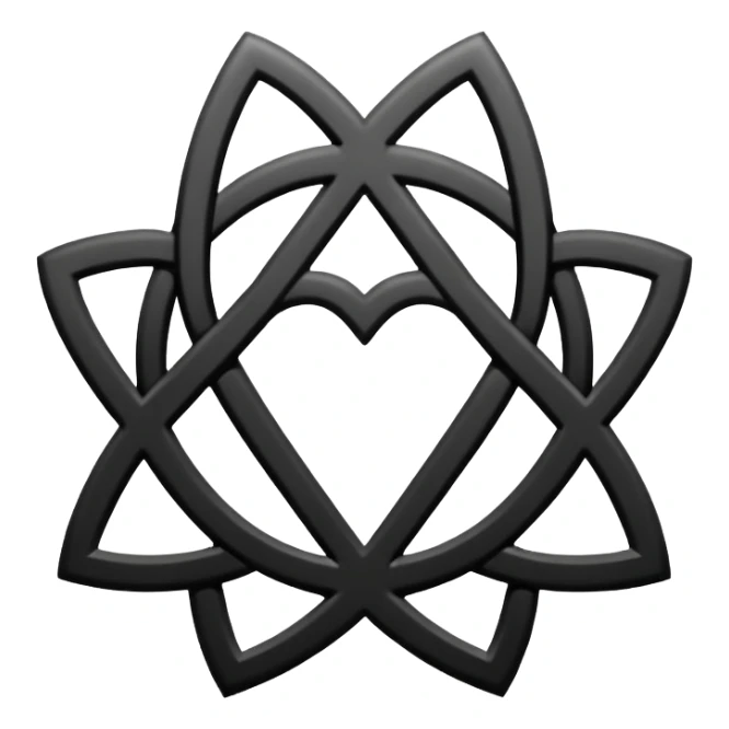 A heartagram like ville valo symbol yk sticker
