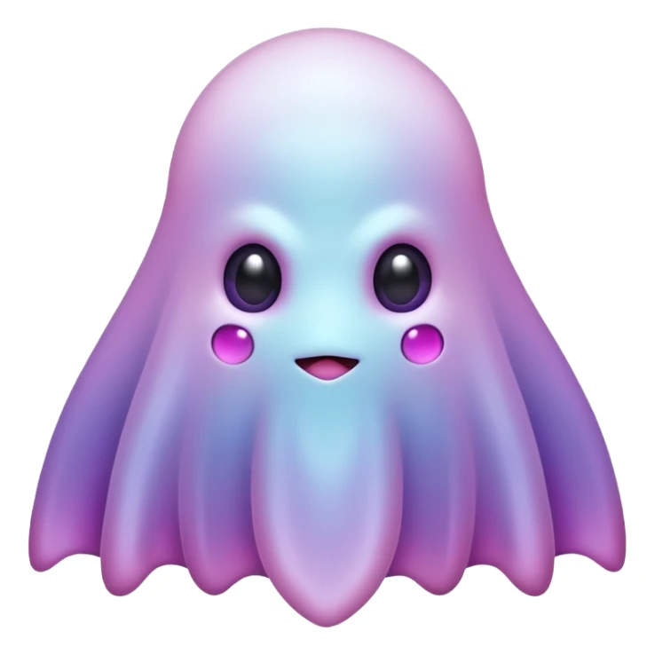 Pokemon legendary purple and pink type ghost sticker