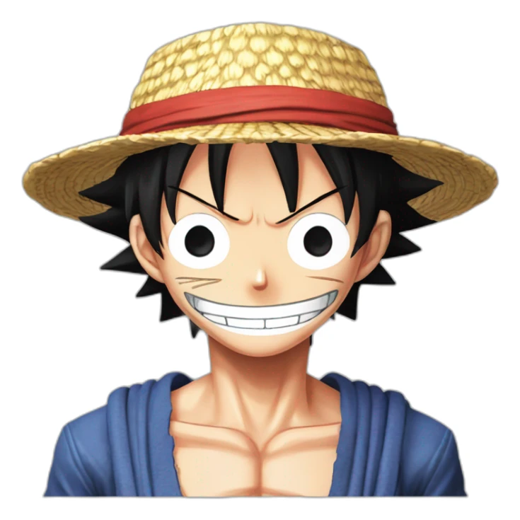 monkey D luffy from one piece in gear 5 sticker