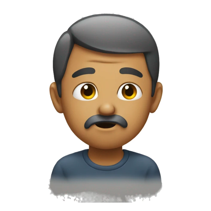 Holding your nose emoji  sticker