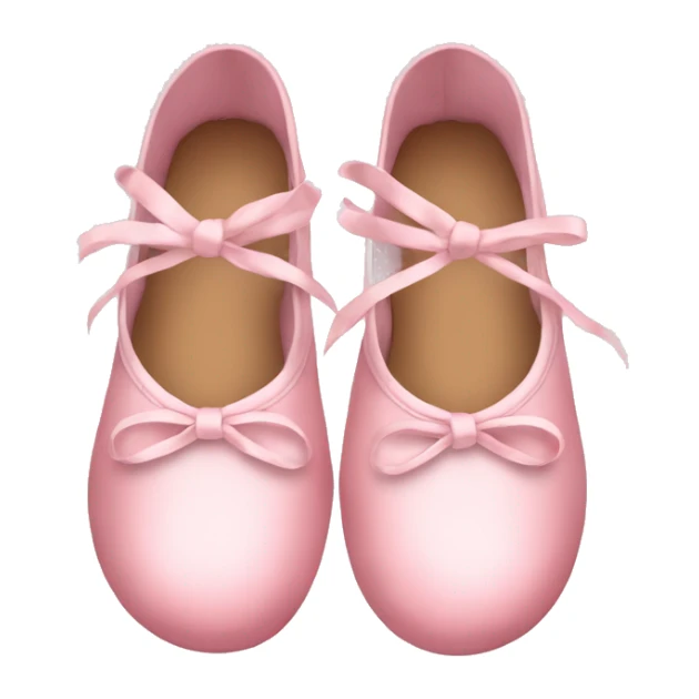 soft pink ballerina shoes sticker