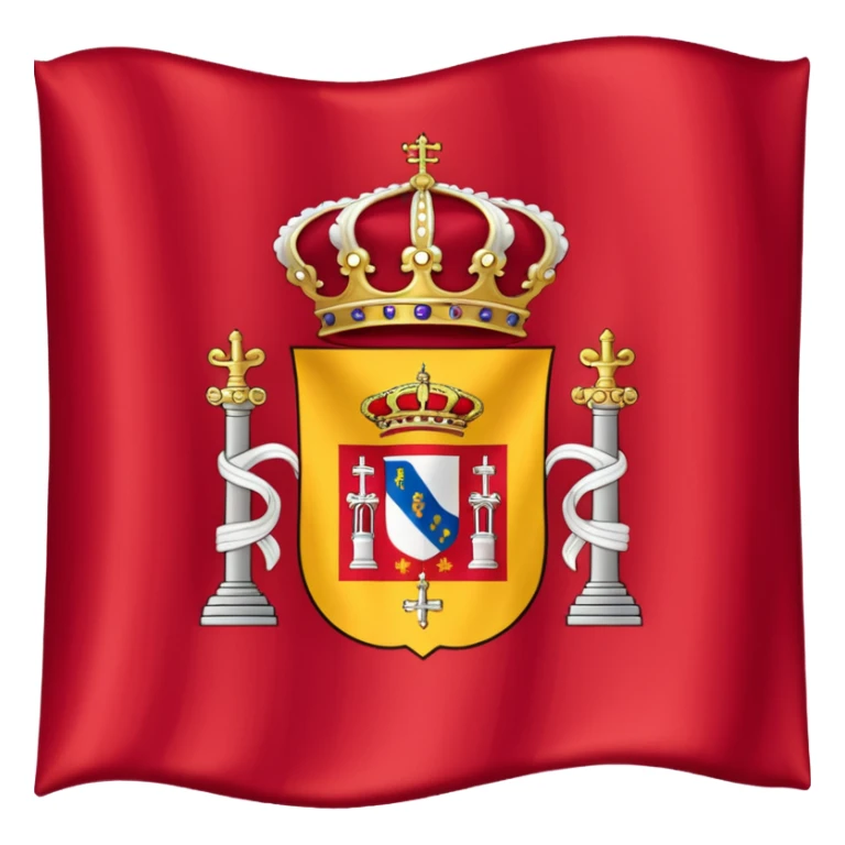 Bandera Aspa de borgoña del imperio español  sticker