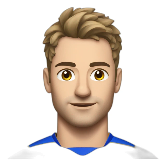 Rugby player Antoine Dupont sticker