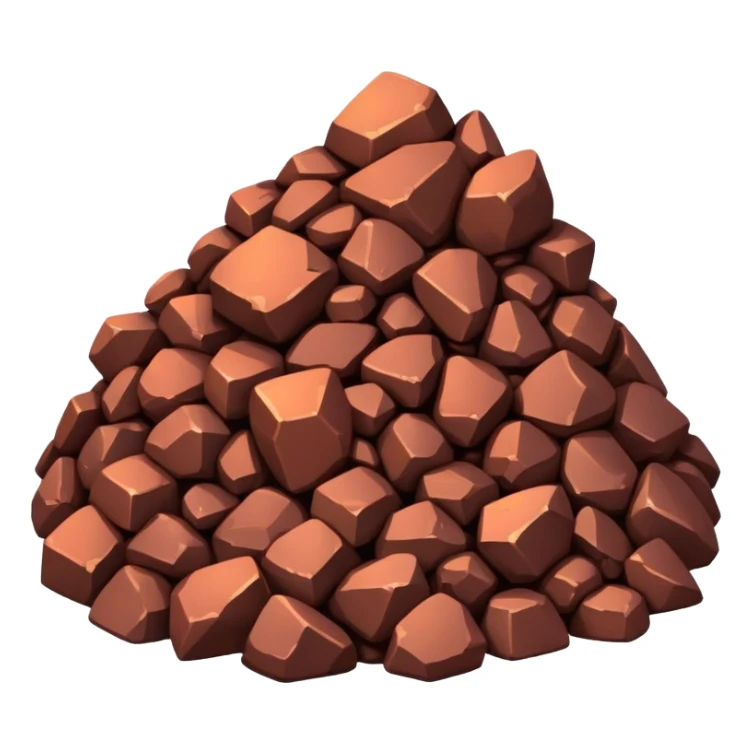 pile of iron ore sticker