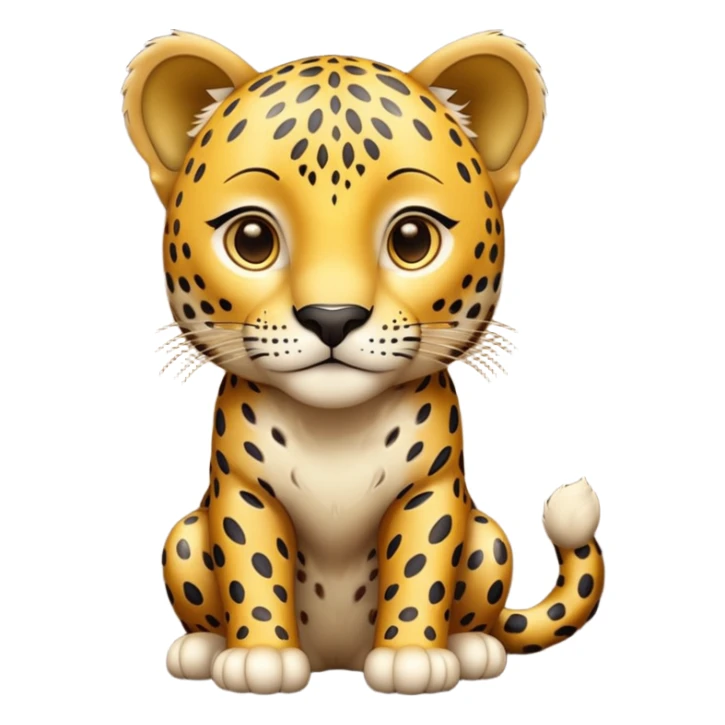 A high-resolution photo-realistic digital illustration of a young jaguar, chest upward A high-resolution, photo-realistic digital illustration of a majestic young jaguar sticker