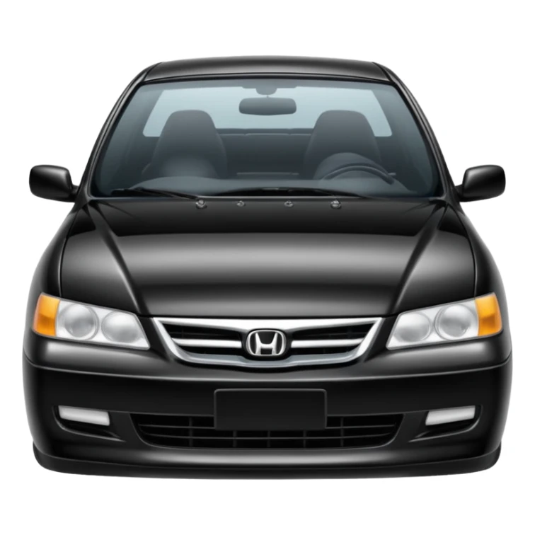 96 Black honda accord sticker