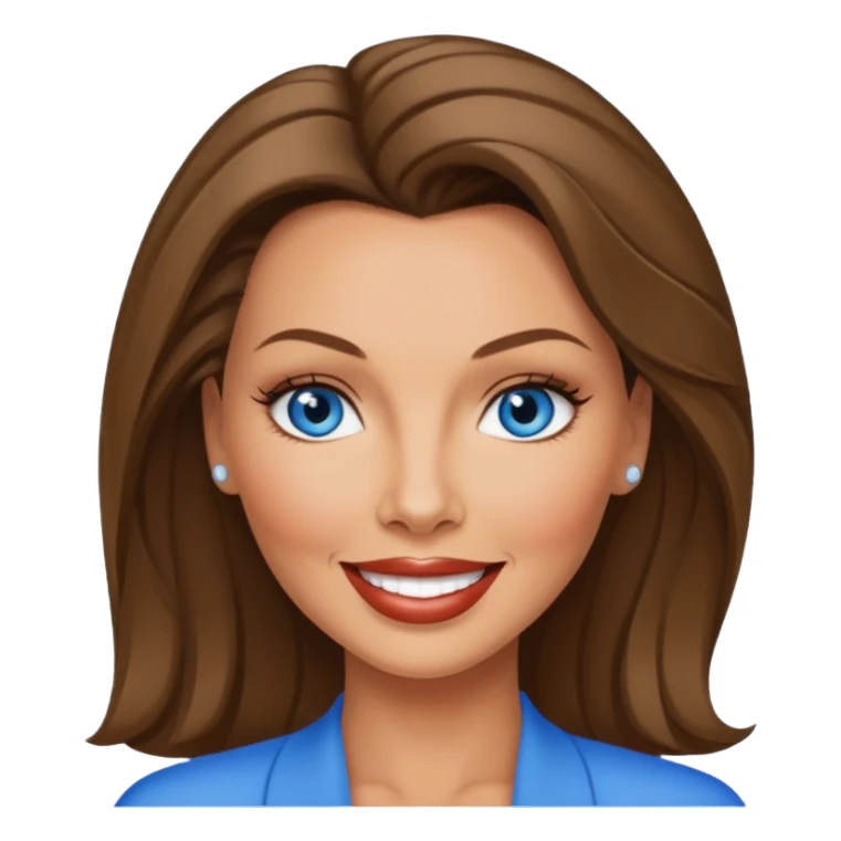 Vanessa Williams with blue eyes sticker