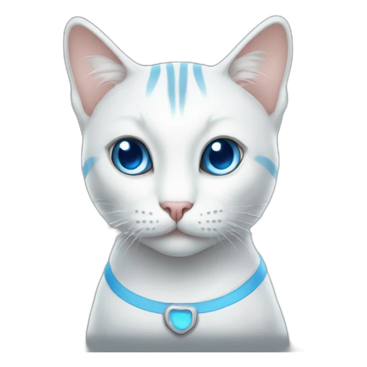white-cat-with-grey-stripes-full-body-blue-eyes sticker