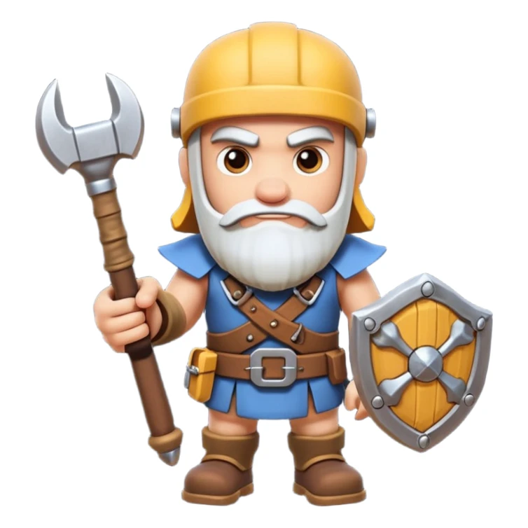 A Mechanic ''TOOL'' In A Clash Of Clans and medival Aesthetic  sticker