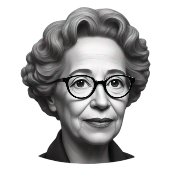 Hannah arendt sticker