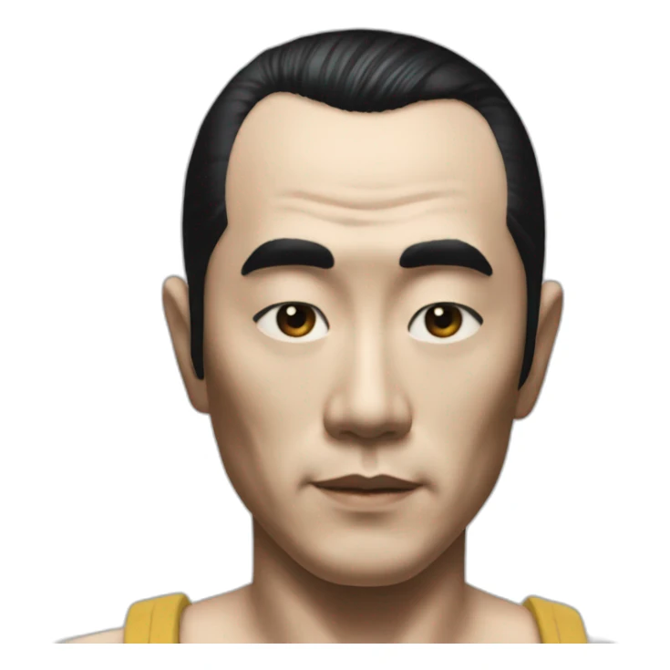 yukio-mishima-blackhair sticker
