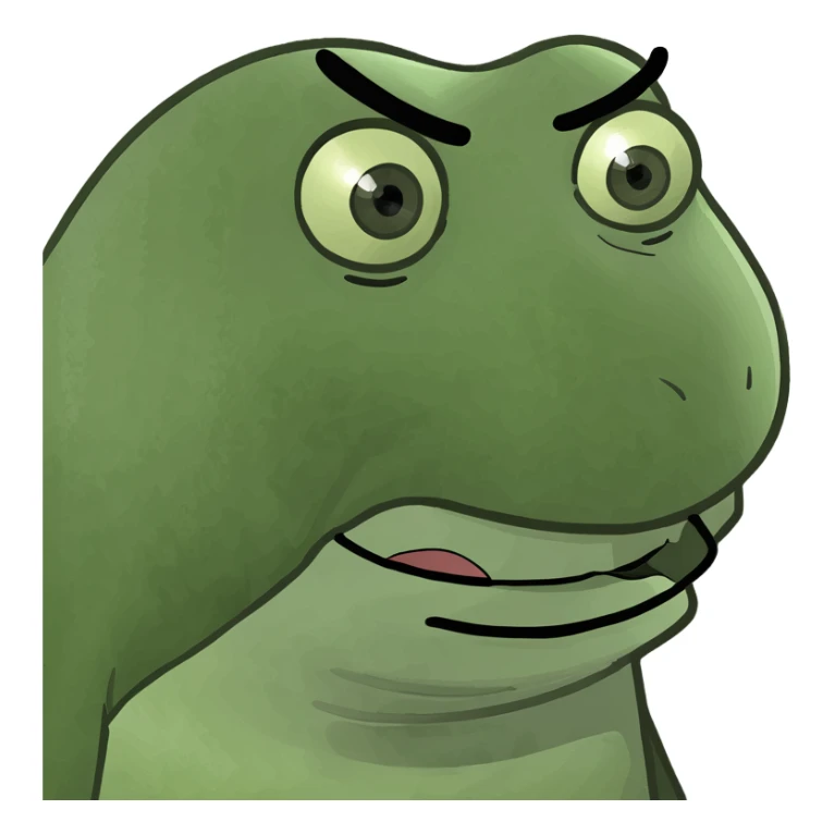 happy but disgusted emoji face  sticker