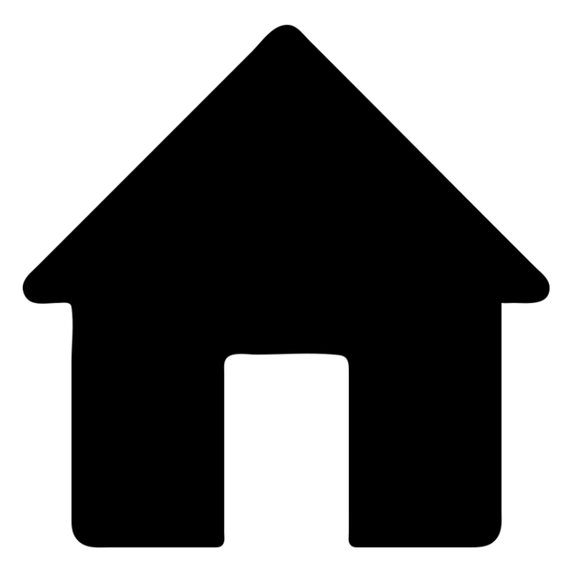 A simple house icon sticker