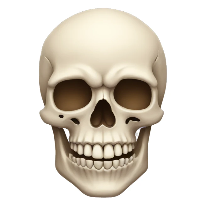 Skull sticker
