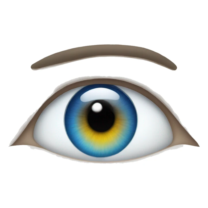 Blue eye  sticker