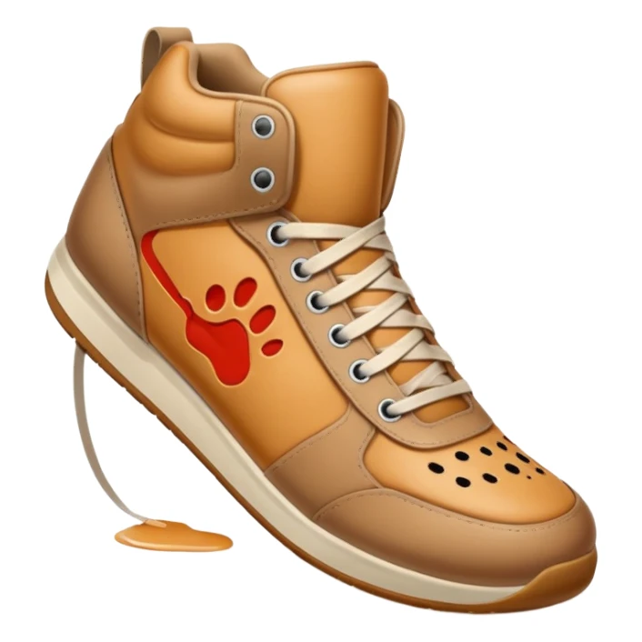  a foot wearing a sneaker pressing on the ground, leaving a visible shoe print beneath. Rounded, glossy, smooth, soft shadows, white background.


 sticker