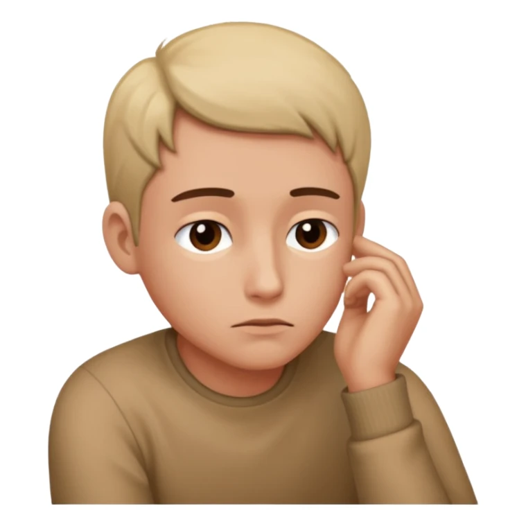 Sous format ios crée moi des smylets représentant une personne seule  sticker