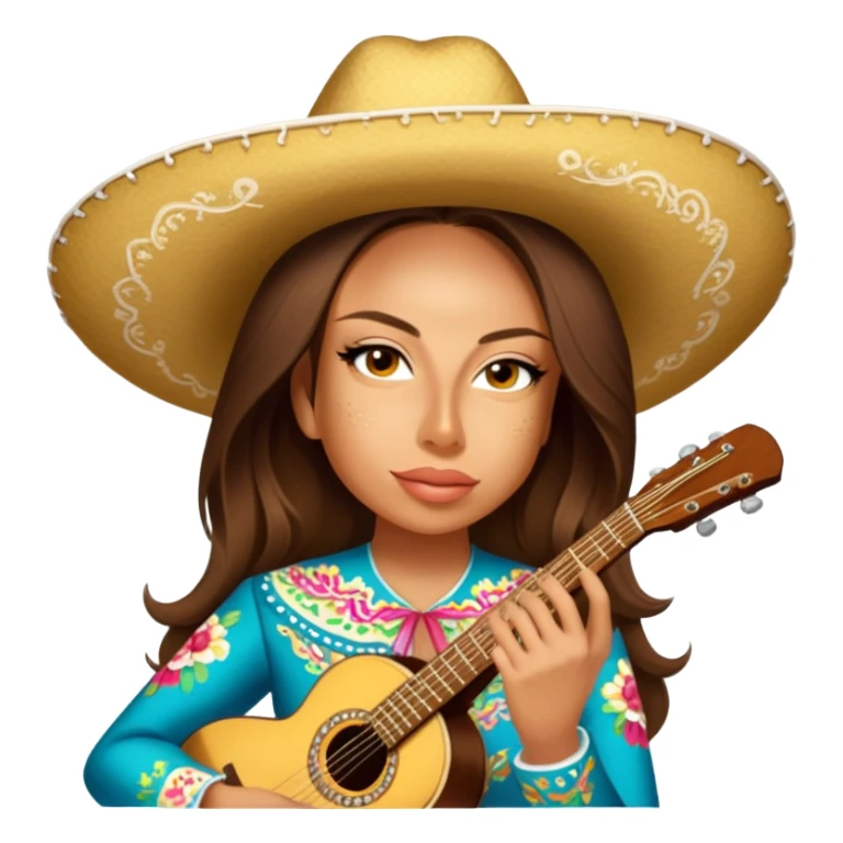 Mariachi Guitarist sticker