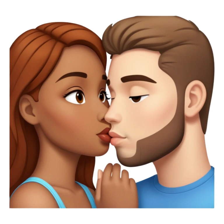 Mia Rucker kissing Liam speraw  sticker