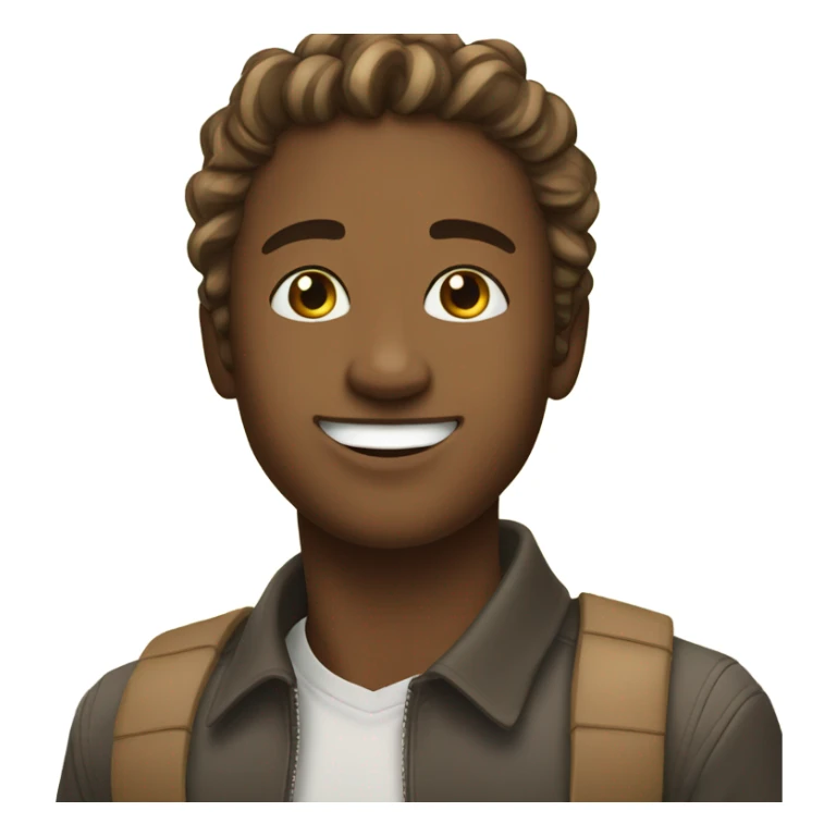 brown girl, white man happy moment in the sun sticker