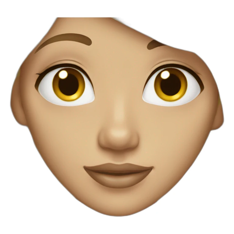 platinum blonde with brown eyes sticker